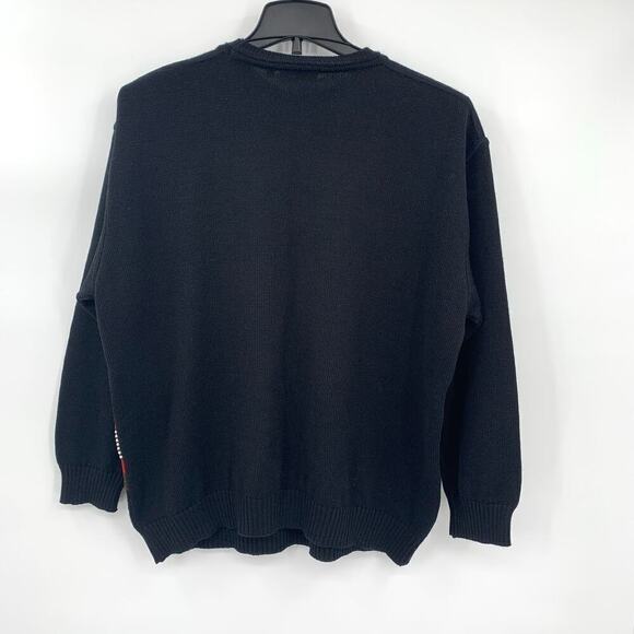 Brocca Vintage 90's Italian Wool Geometric Pull Over Sweater Men's Size XL (56) - Picture 3 of 10